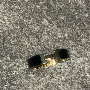 Hermès Clic H Bracelet Black and Gold